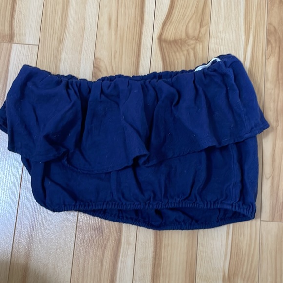 Aerie blue layered sleeveless crop top - Picture 4 of 4